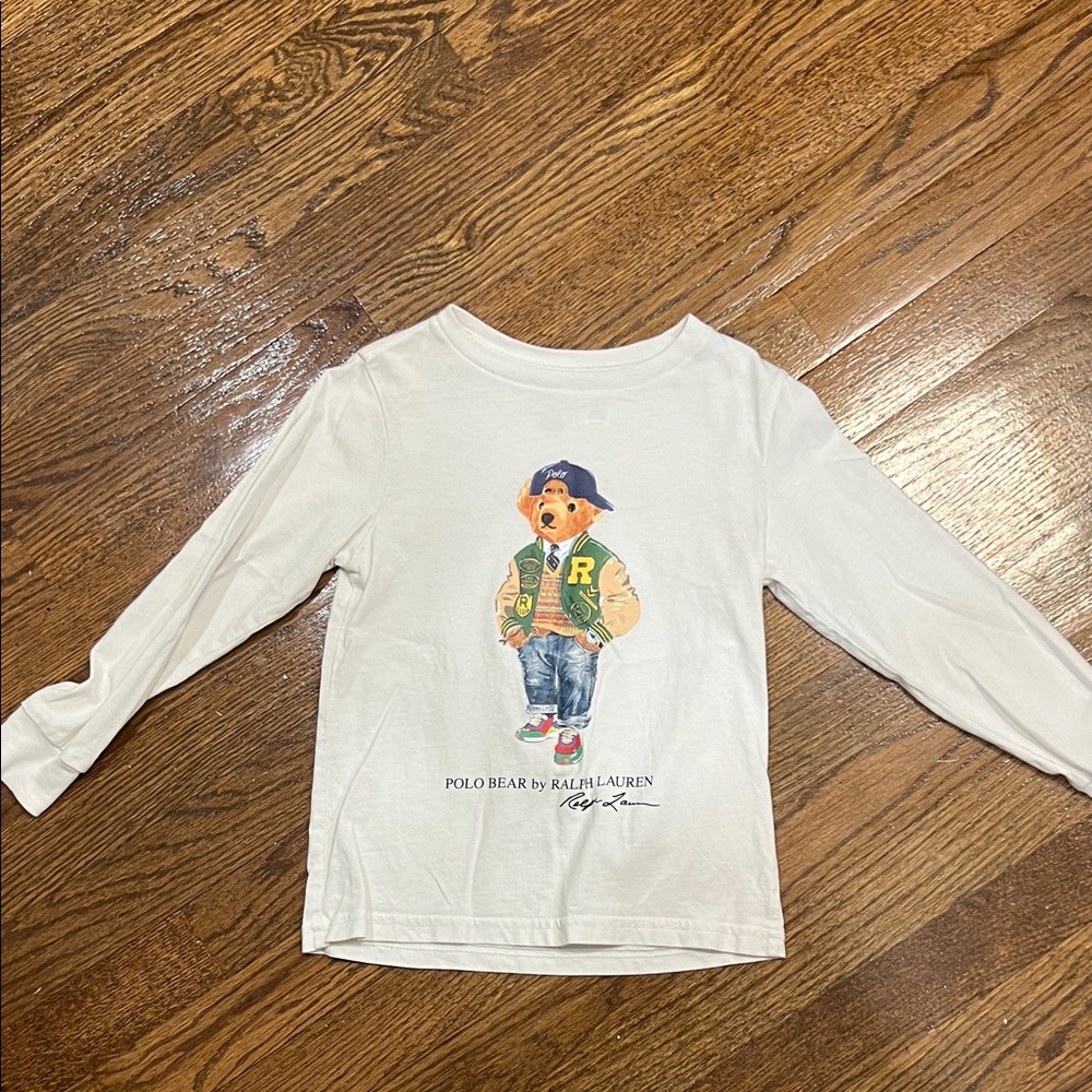 Ralph Lauren Kids White Long Sleeve Shirt